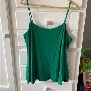 Green cami/tank top